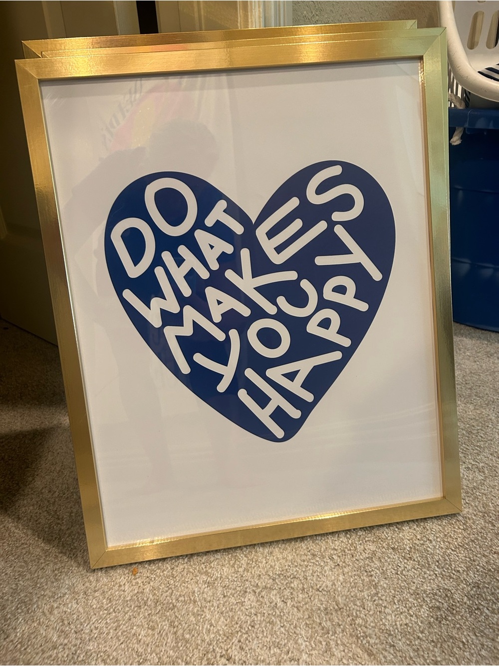 16x20 Blue Heart poster print